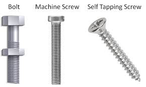 How to differentiate between a bolts and a screws?