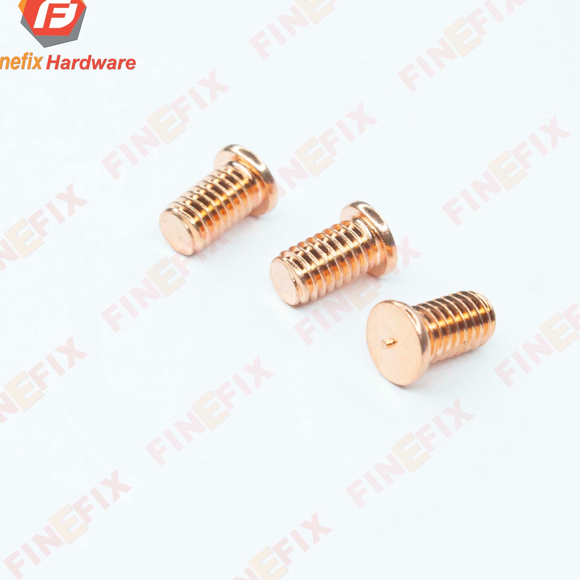 Spot Weld Flat Head Brass Machine Screw