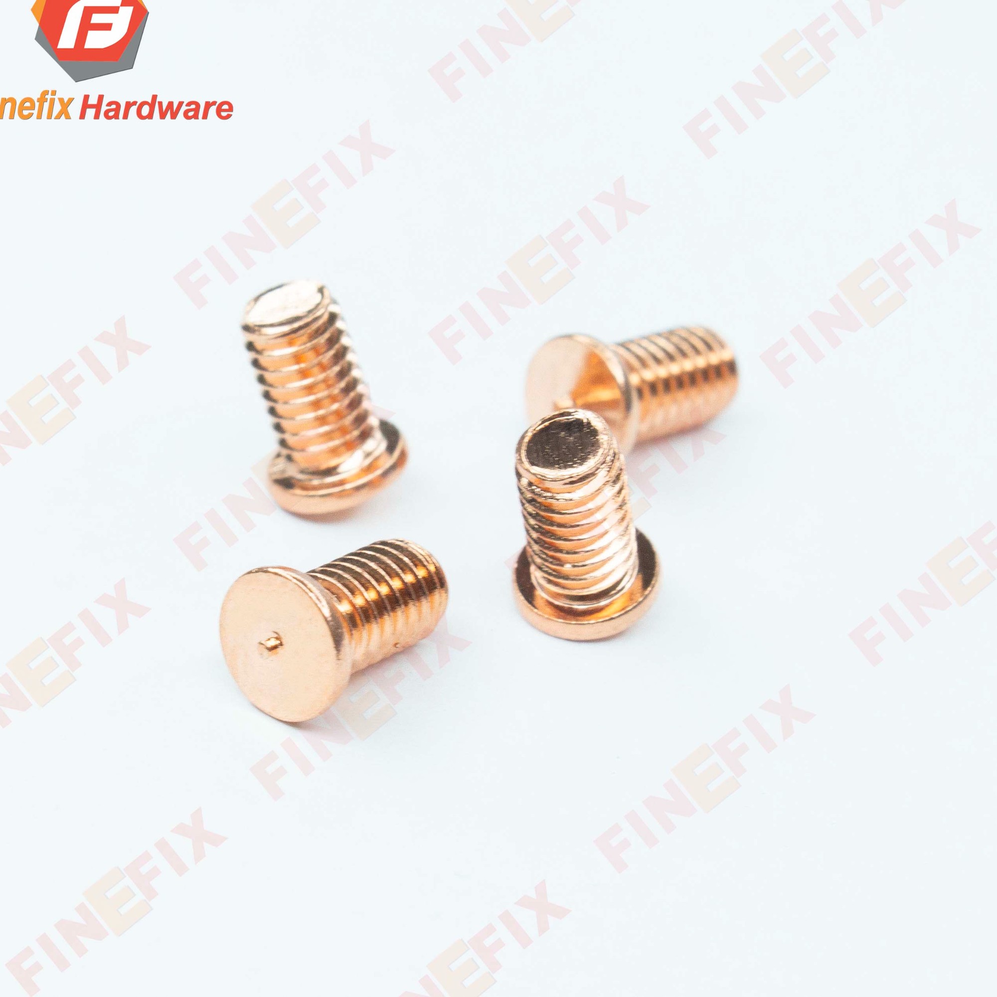 Spot Weld Flat Head Brass Machine Screw